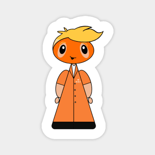 Comicones #23 - Orange Man in Orange Jumpsuit Magnet