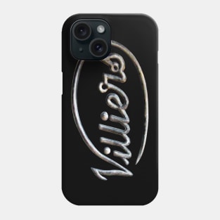 Villiers classic motorcycle engine logo Phone Case