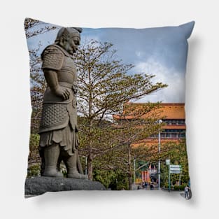 Po Lin Monastery, Lantau Island, Hong Kong Pillow
