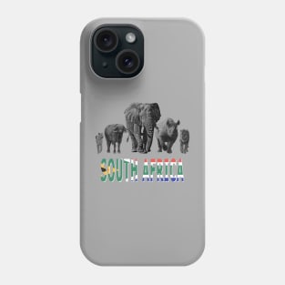 South Africa Wildlife Big Five for South Africa  Safari Fans Phone Case