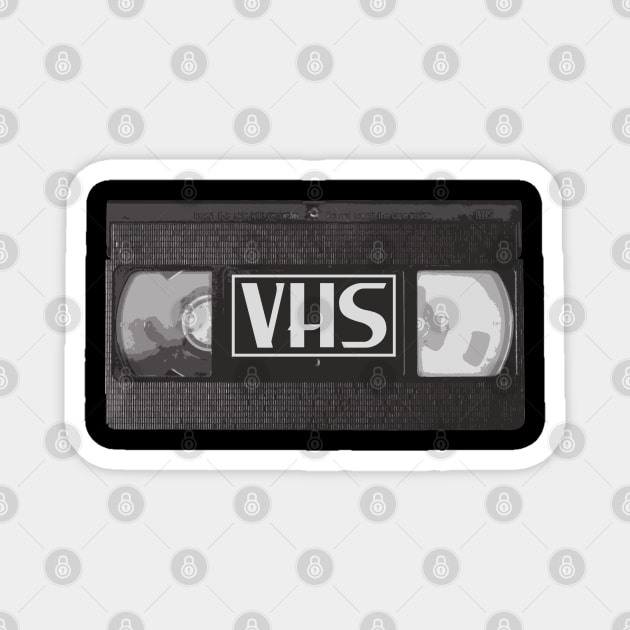 VHS Tape Magnet by schockgraphics