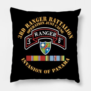 Panama - 3rd Rgr Bn Operation Just Cause w Svc Ribbons Pillow