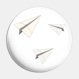 Paper Planes Sticker Pack White Pin