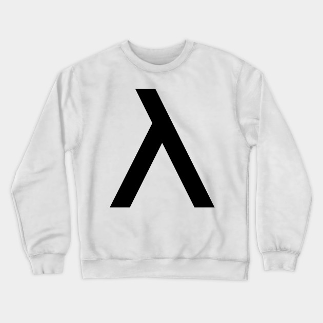 Greek Letter Lambda Lambda Crewneck Sweatshirt Teepublic