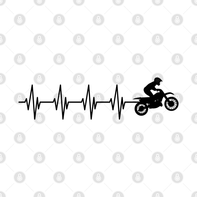 Motor Cross Heartbeat by KC Happy Shop