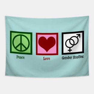 Peace Love Gender Studies Tapestry