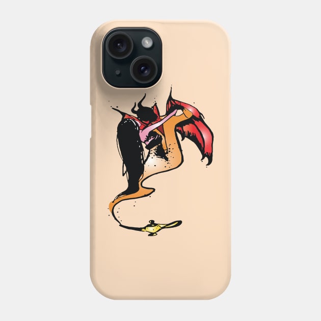 dancing with  the devil Phone Case by lazykitty