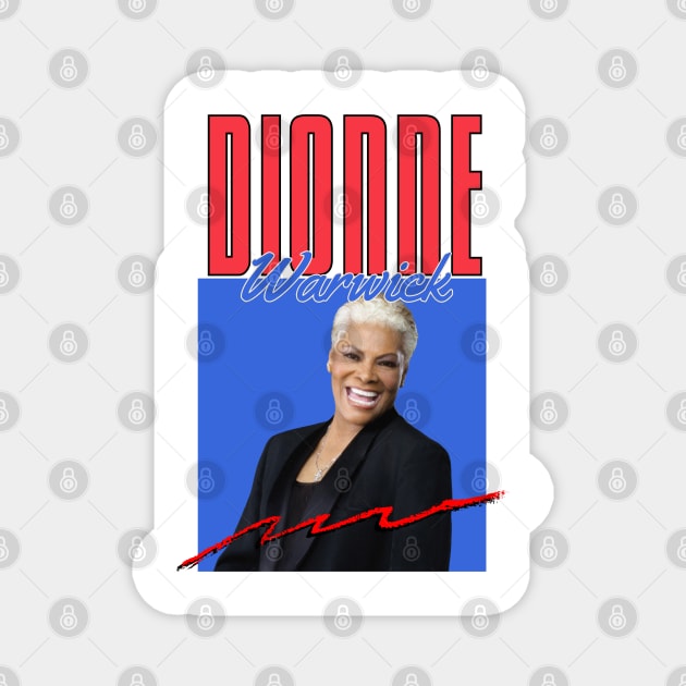 Dionne warwick///70s aesthetic fan art Magnet by DetikWaktu