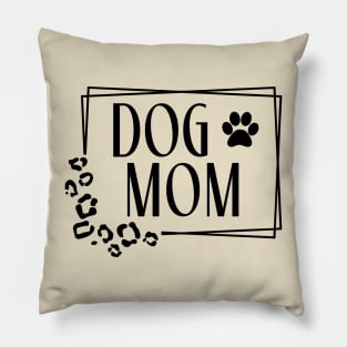 Dog Mom Cheetah Paw Pillow