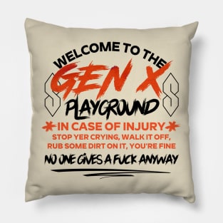 GenX Playground Pillow