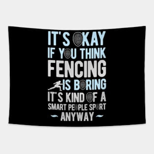 Funny Fencing Tapestry