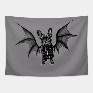 BatPig French Bulldog Tapestry