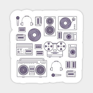 Retro Music Player Magnet