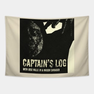 Captain's Log Ghoul Logo Tapestry