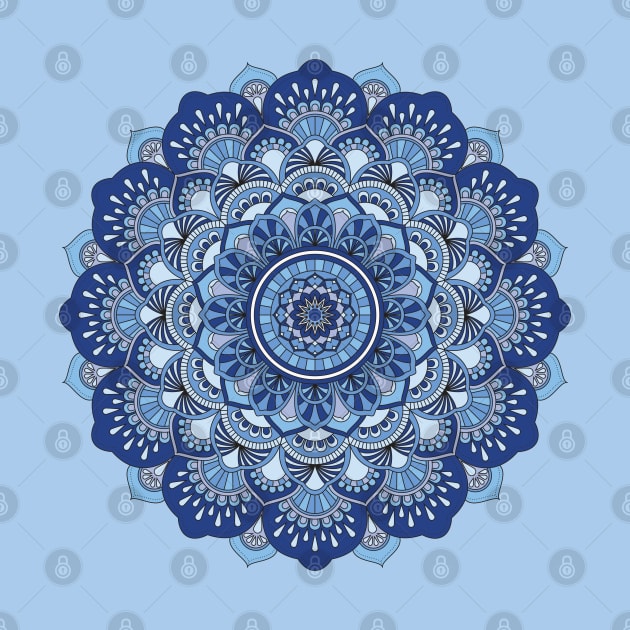 Mandala Design H by Jean Plout Designs