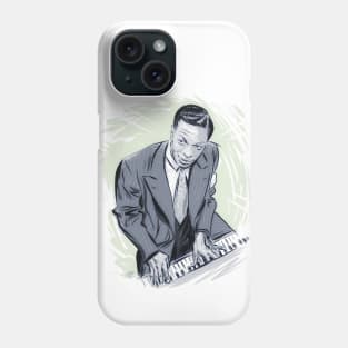 Nat King Cole - An illustration by Paul Cemmick Phone Case