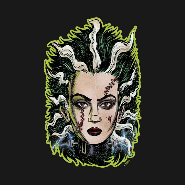 Bride of Frankenstein Vintage Monster Horror by AtomicMadhouse