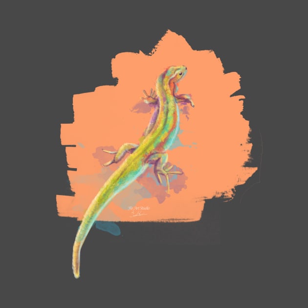 Desert Colors - Lizard Illustration by Flo Art Studio