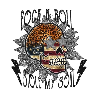 Skull, Rock"N"Roll - Sublimation T-Shirt