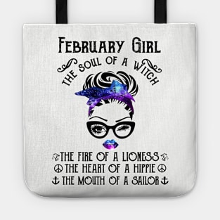 February Girl The Soul Of A Witch The Fire Of Lioness Tote