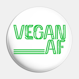 Vegan AF, Funny Vegan Christmas Gifts 2023 Pin