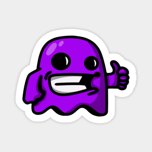 purple ghost like Magnet