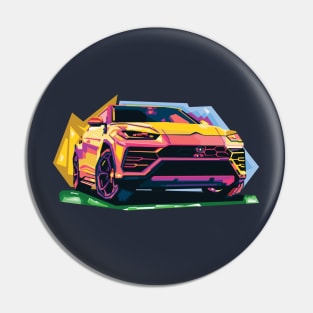 Lamborghini Urus WPAP Pin