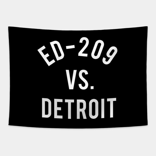 ED-209 vs Detroit Tapestry by PopCultureShirts