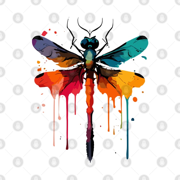 Colorful Dragonfly by NerdsbyLeo