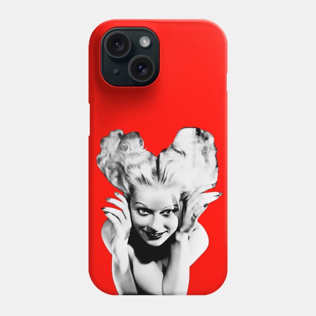 Lucille Ball B&W Phone Case by CoolMomBiz