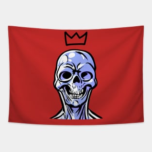 Skeletor King | Skeleton King | Apocalypse Art | Skull King Tapestry