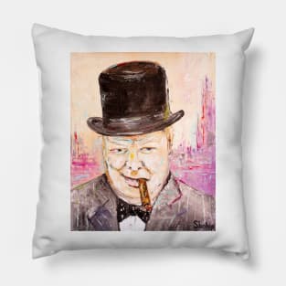 Sir Winston Churchill Pillow