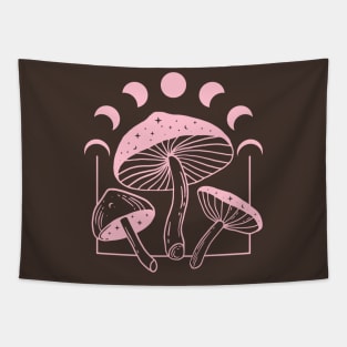 Happy Little Shrooms Tapestry