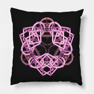 Geometry in Pink Pillow