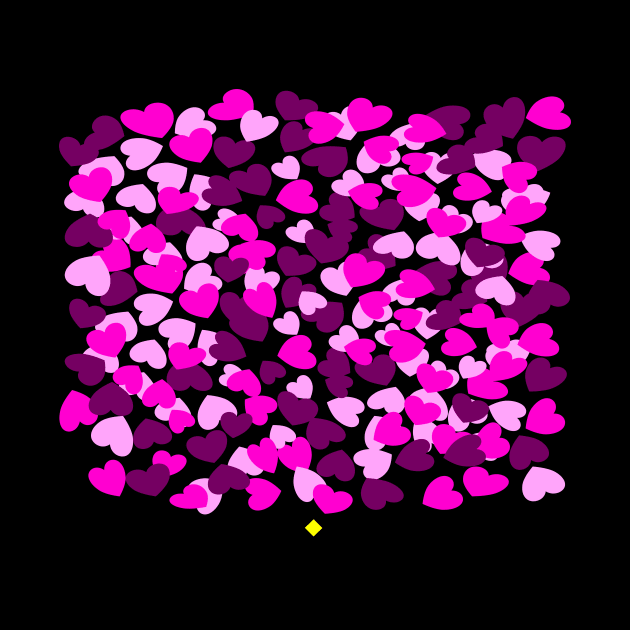 MINI HEARTS PINK MIX by AddOnDesign