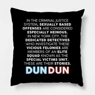 Law and Order: SVU opening monologue Pillow