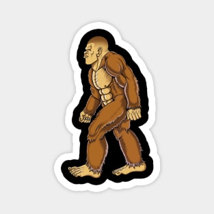 Big foot Sasquatch hairstyle Magnet