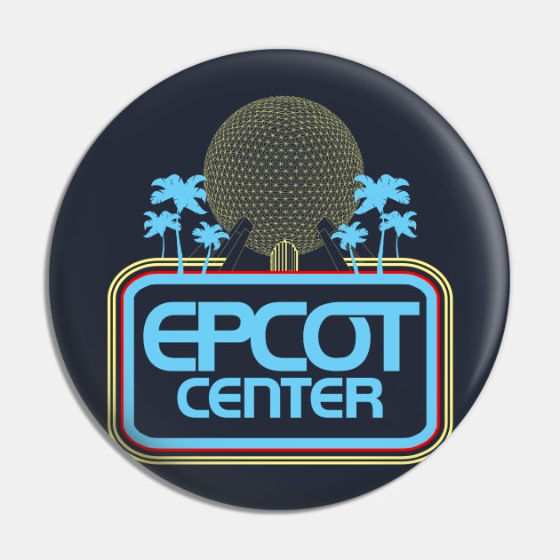 Epcot Center Throwback Version 1 Pin by Mouse Magic with John and Joie