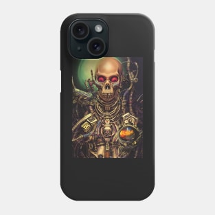 Skeleton Astronaut | Space Skull | Dystopian Art | Skull Astronaut Artwork | Fantasy Astronaut Skull Phone Case