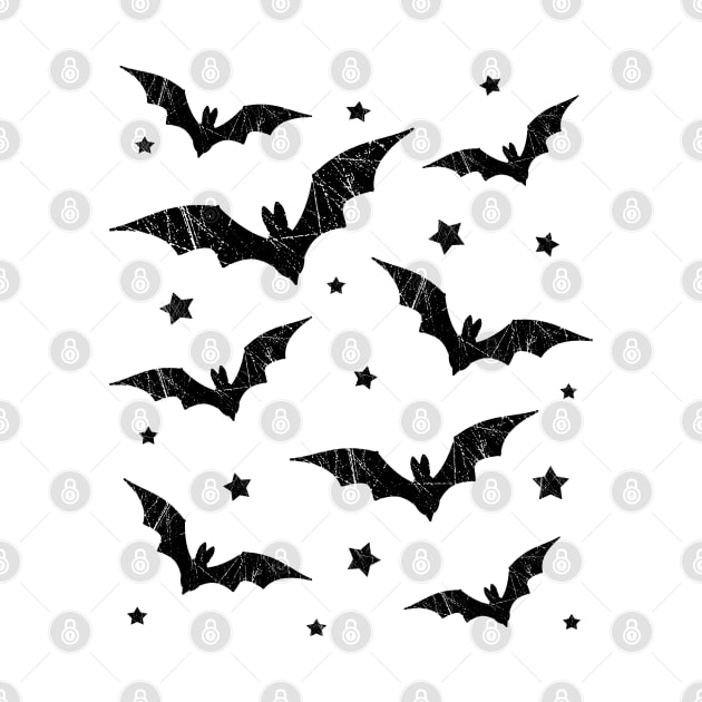 Flying Bats And Stars by LunaMay
