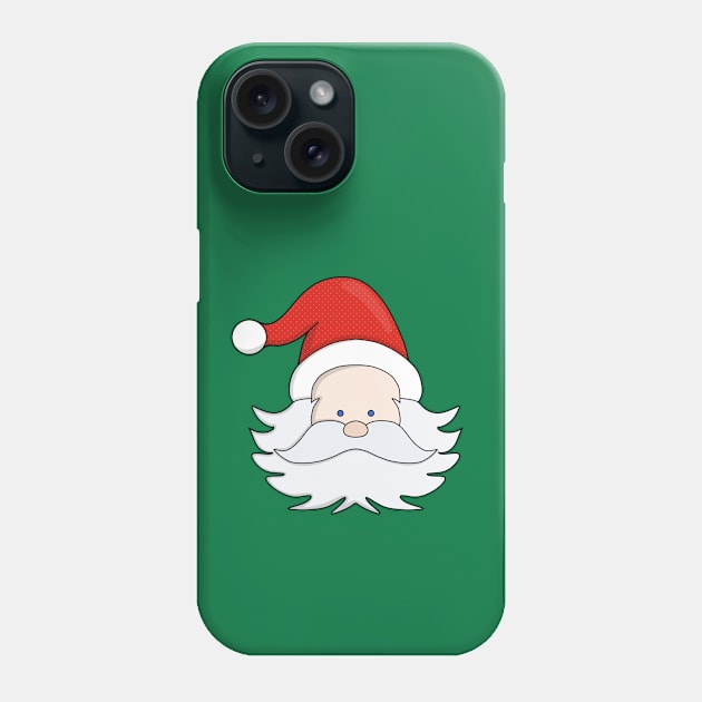 Cute Santa Claus Phone Case by DiegoCarvalho