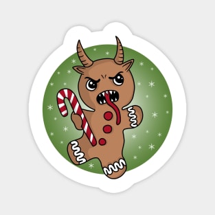 Gingerbread Krampus Magnet