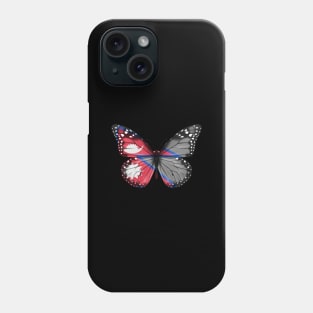 Nepalese Flag  Butterfly - Gift for Nepalese From Nepal Phone Case