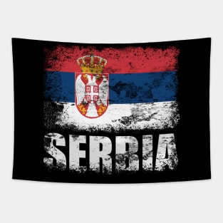 Serbia Flag Serbian Flag Tapestry