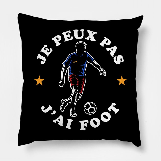 Je Peux PAs J'ai Foot Pillow by Rebrand