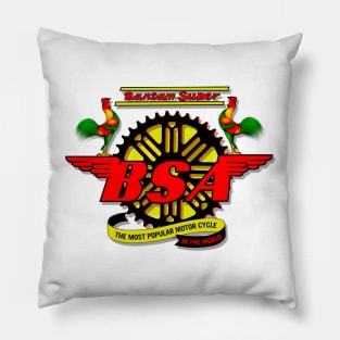 BSA Bantam Super Small Motorcycle Pillow