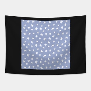 VINTAGE RETRO BLUE CREAM STAR MATISSE Tapestry