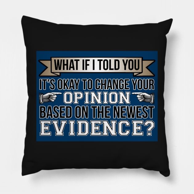 Evidence Pillow by WFLAtheism