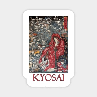 Hell Courtesan (1895) by Kawanabe Kyosai Magnet