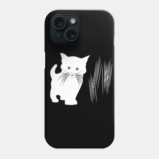 scratchy kitten Phone Case